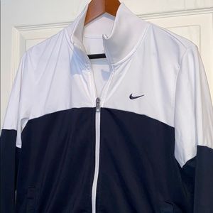 Nike White & Navy Athletic | Sport | Gym | Hoodie